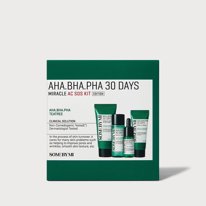 AHA, BHA, PHA 30 Days Miracle AC SOS Kit - Cherry Beauty