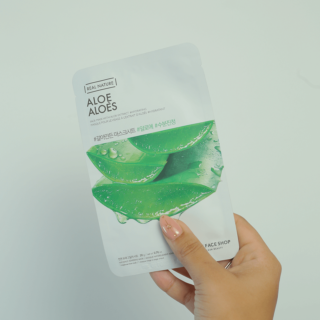 Real Nature Aloe Face Mask - Cherry Beauty