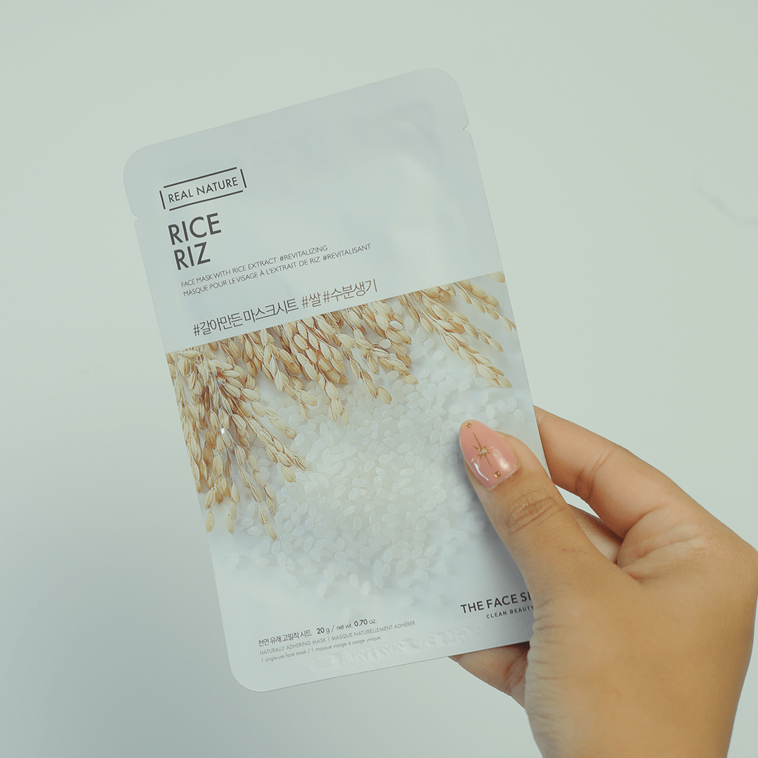 Real Nature Rice Face Mask - Cherry Beauty