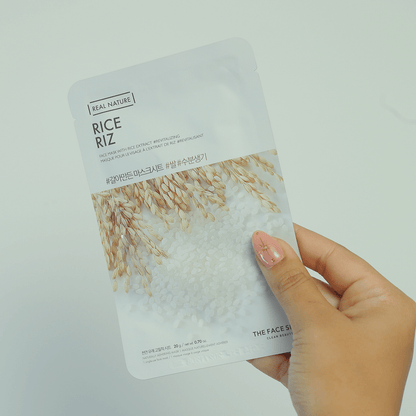 Real Nature Rice Face Mask - Cherry Beauty