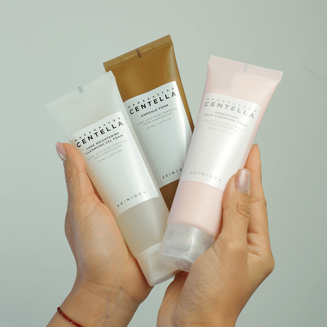 Madagascar Centella Tone Brightening Cleansing Gel Foam - Cherry Beauty